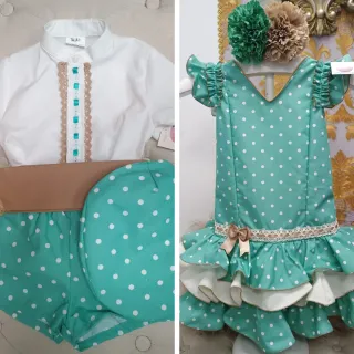 Traje de flamenca para niño