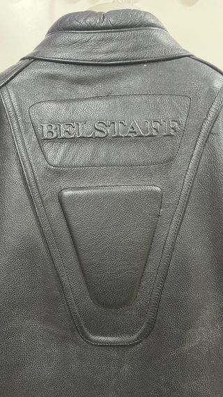 Cazadora Belstaff Piel Negra Moto