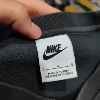 Felpa Nike L Grigia Sportswear