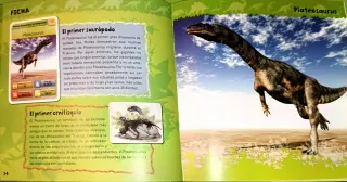 Libro con juego de cartas DINOSAURIOS
