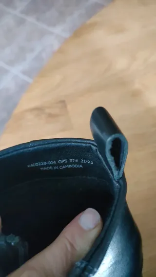 Botines Camper Piel Negros Talla 37