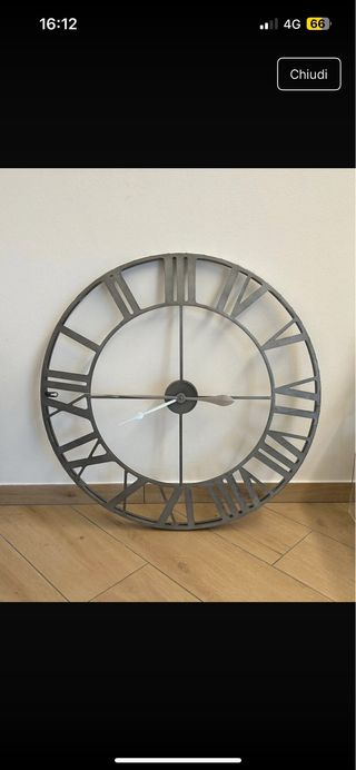 Orologio da parete in metallo Maison du Monde