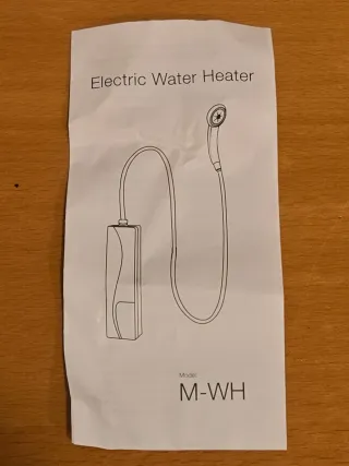 Calentador Agua Instantáneo Eléctrico