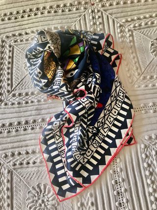Foulard Louis Féraud Seta Carte da Gioco