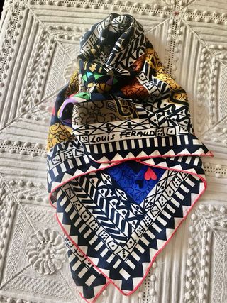 Foulard Louis Féraud Seta Carte da Gioco