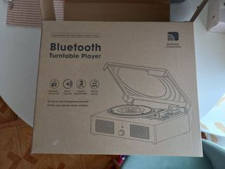 Giradischi vintage BT marrone e nero