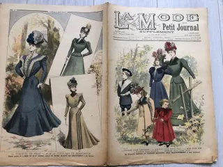 Riviste La Mode du Petit Journal 1898 cartamodelli