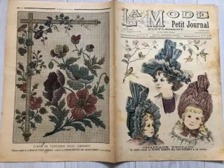 Riviste La Mode du Petit Journal 1898 cartamodelli