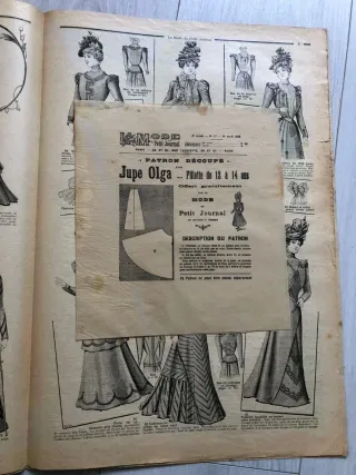 Riviste La Mode du Petit Journal 1898 cartamodelli