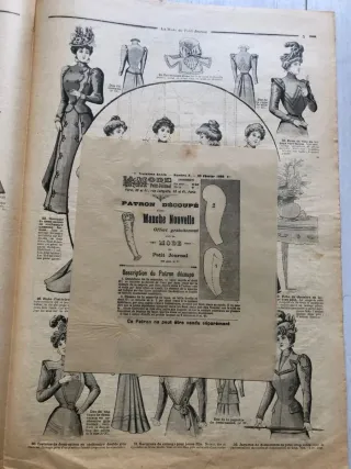 Riviste La Mode du Petit Journal 1898 cartamodelli