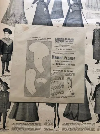 Riviste La Mode du Petit Journal 1898 cartamodelli