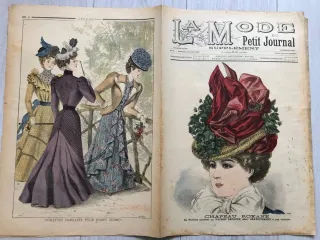 Riviste La Mode du Petit Journal 1898 cartamodelli
