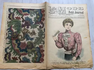 Riviste La Mode du Petit Journal 1898 cartamodelli