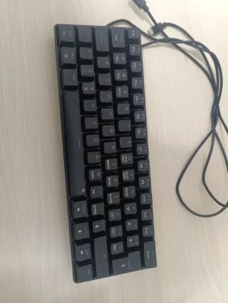 Teclado 60% Mecánico Switches Rojos PS4/PS5