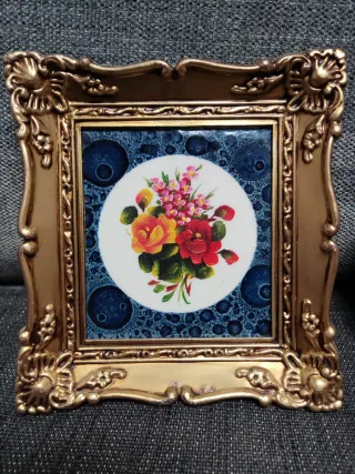 Quadri in ceramica smaltata ad olio