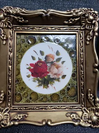 Quadri in ceramica smaltata ad olio