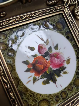 Quadri in ceramica smaltata ad olio