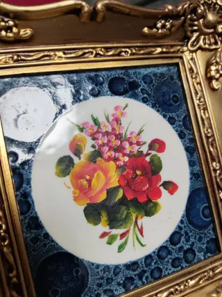 Quadri in ceramica smaltata ad olio