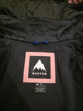 Chaqueta de esquí Burton rosa y amarilla