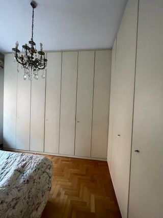 Armadio angolare bianco ghiaccio