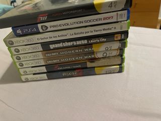 Lote Juegos Xbox 360 y PS4