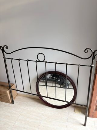 Cabecero de forja para cama de 135 cm