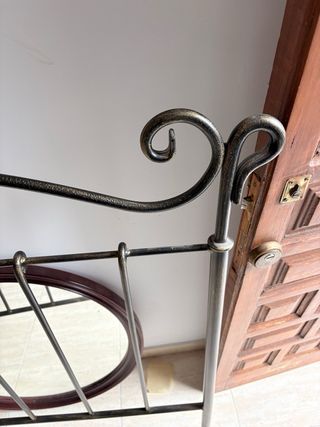 Cabecero de forja para cama de 135 cm