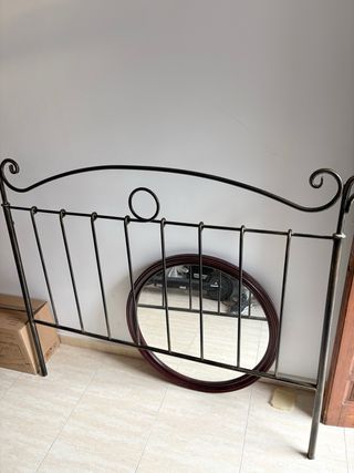Cabecero de forja para cama de 135 cm