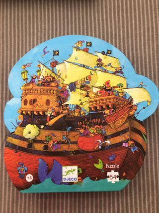 Puzzle Djeco Barco Pirata 54 Piezas