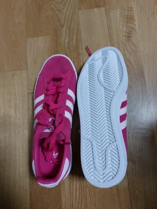 Zapatillas Adidas Campus J Rosa Talla 38.5