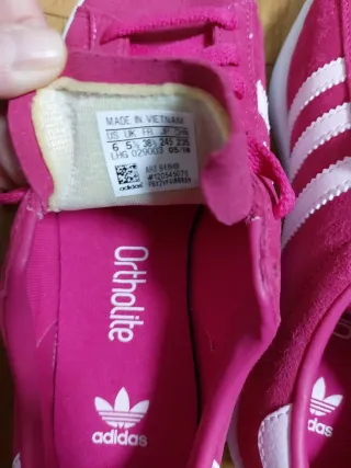 Zapatillas Adidas Campus J Rosa Talla 38.5