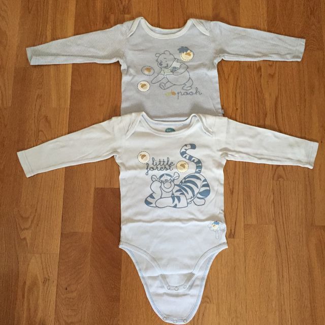 Lote 2 Bodies Bebé Winnie Pooh 18 Meses