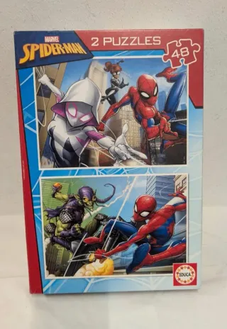 Lote Spiderman: Puzzles, Figura y Mega Bloks