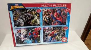 Lote Spiderman: Puzzles, Figura y Mega Bloks