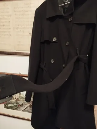 Cappotto mezza stagione KOAN nero