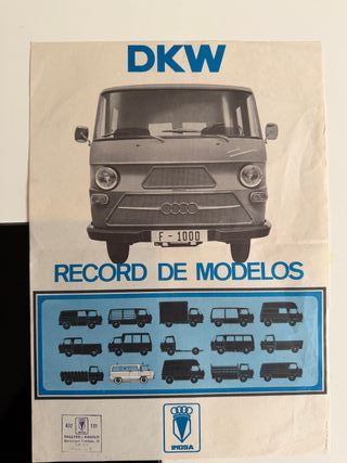 Póster Publicitario DKW F-1000