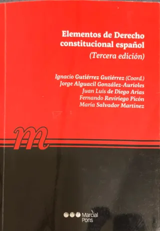 Elementos de Derecho constitucional español
