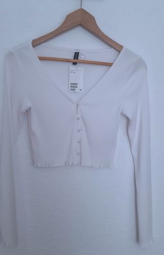 Top de manga larga. De H&M. Nuevo sin estrenar