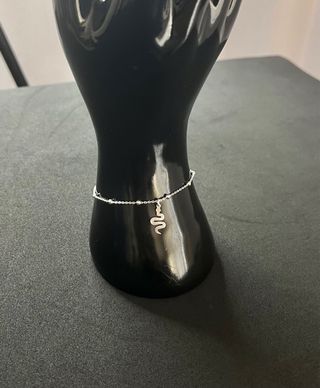 Pulsera Plata 925 con Colgante Serpiente