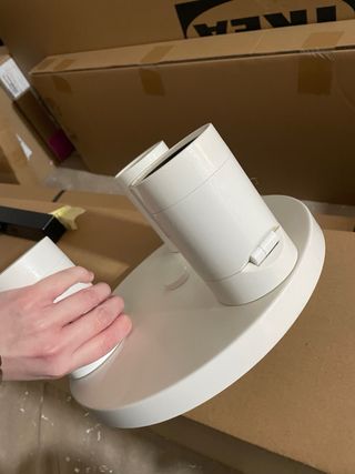 Lámpara de techo blanca