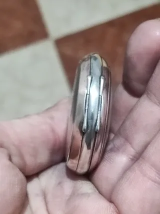 Reloj Bolsillo Plata Antiguo 47mm