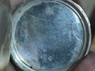 Reloj Bolsillo Plata Antiguo 47mm