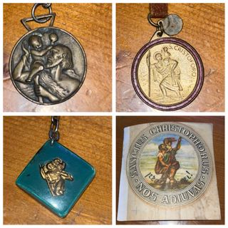 Lotto 4 pezzi San Cristoforo