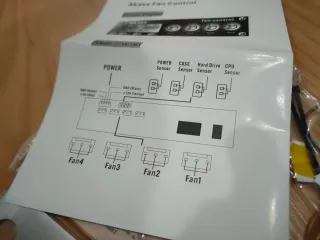 Control ventilador y temperatura Akasa