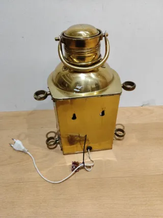 Farol náutico latón Sterns.MASTHEAD