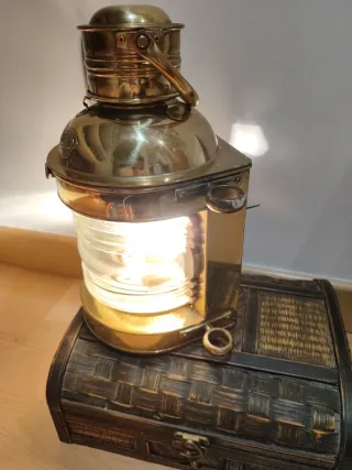 Farol náutico latón Sterns.MASTHEAD