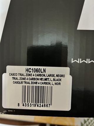 Casco HEBO Enduro/Motocross Negro