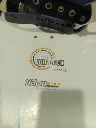 Tabla Snowboard Due Back 161cm