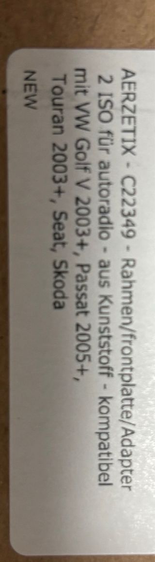 Soporte Radio Coche Doble DIN