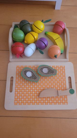 Cocina de juguete con complementos